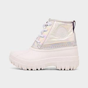 Tommy Hilfiger Girls&apos; Toddler Duck Boots in Beige/ Size 10.0 - 3214079