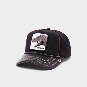 Goorin Bros. Tyrant King Trucker Hat in Black/Black Cotton - 8206624