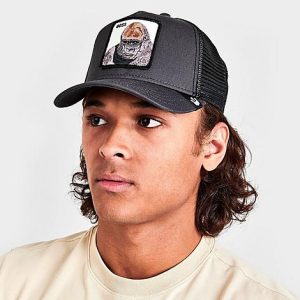 Goorin Bros. Ape Bay Bay Trucker Hat in Grey/Grey Cotton - 8206885