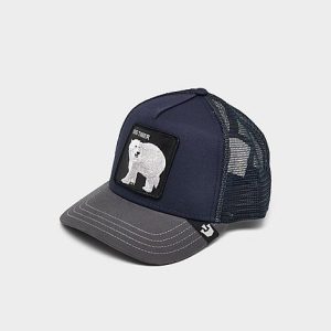 Goorin Bros. Iceberg Trucker Hat in Blue/Navy Cotton - 8206637