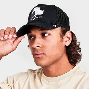 Goorin Bros. Ride High Trucker Hat in Black/Black Cotton - 8206894