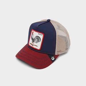 Goorin Bros. The Cock Trucker Hat in Blue/Navy Cotton - 8205693