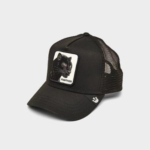 Goorin Bros. The Panther Trucker Hat in Black/Black Cotton - 8205694