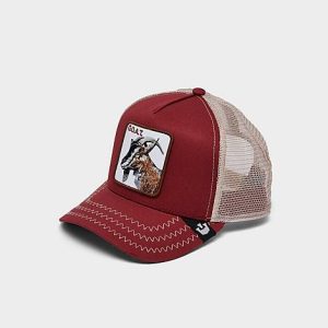 Goorin Bros. The GOAT Trucker Hat in Red/Red Cotton - 8205695
