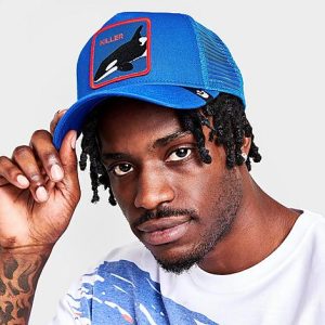 Goorin Bros. Killer Whale Trucker Hat in Blue/Blue Cotton - 8206883