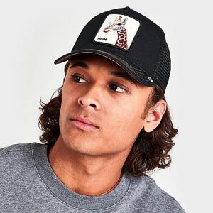 Goorin Bros. So High Trucker Hat in Black/Black Cotton - 8206895