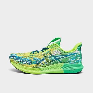 Asics Men&apos;s GEL-Noosa Tri 14 Running Shoes in Green/Safety Yellow Size 13.0 - 3199981
