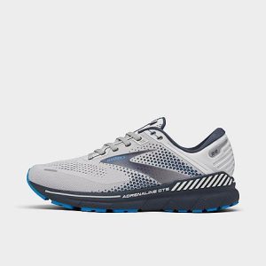 Brooks Men&apos;s Adrenaline GTS 22 Running Shoes in Grey/Oyster Size 14.0 - 3080343