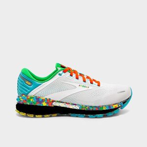 Brooks Men&apos;s Adrenaline GTS 22 Running Shoes in White/White Size 8.5 - 3533113