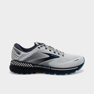 Brooks Men&apos;s Adrenaline GTS 22 Running Shoes (Wide Width 2E) in Grey/Oyster Size 13.0 - 3533055