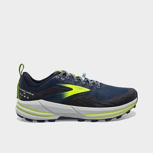 Brooks Men&apos;s Cascadia 16 Trail Running Shoes in Blue/Titan Size 15.0 - 3533271