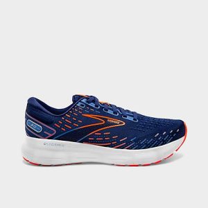 Brooks Men&apos;s Glycerin 20 Running Shoes (Wide Width 2E) in Blue/Blue Depths Size 14.0 Knit/Silk - 3540890