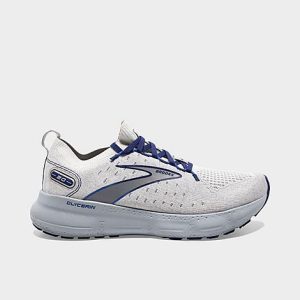Brooks Men&apos;s Glycerin StealthFit 20 Running Shoes in White/Oyster Size 13.0 Knit/Silk - 3106165