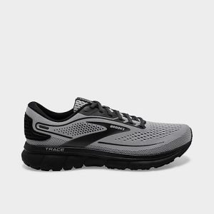 Brooks Men&apos;s Trace 2 Road Running Shoes (Wide Width E) in Grey/Alloy Size 14.0 - 3185383