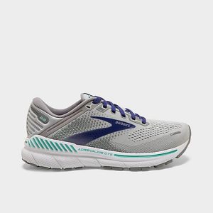 Brooks Women&apos;s Adrenaline GTS 22 Running Shoes in Grey/Alloy Size 13.0 - 3534407
