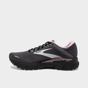 Brooks Women&apos;s Adrenaline GTS 22 Running Shoes (Wide Width D) in Black/Pearl Size 11.5 - 3534636