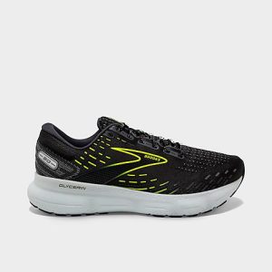 Brooks Women&apos;s Glycerin 20 Running Shoes in Black/Ebony Size 11.5 Knit/Silk - 3536449