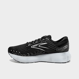 Brooks Women&apos;s Glycerin 20 Running Shoes (Wide Width D) in Black/Black Size 6.0 Knit/Silk - 3535088