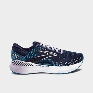 Brooks Women&apos;s Glycerin GTS 20 Running Shoes (Wide Width D) in Blue/Peacoat Size 12.0 - 3535139