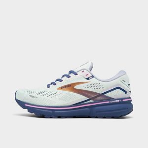 Brooks Women&apos;s Ghost 15 Running Shoes in Blue/Spa Blue Size 5.0 - 3184568