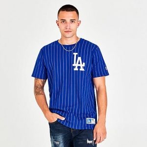 New Era Men&apos;s MLB LA Dodgers City Arch T-Shirt in Blue/Navy Size Medium - 5822507