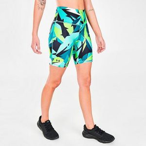Under Armour Women&apos;s HeatGear Bike Shorts Size XS Polyester - 5774142