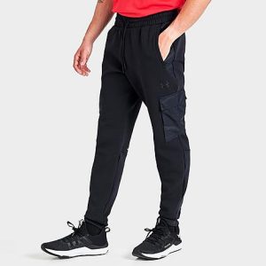Under Armour Men&apos;s Summit Knit Jogger Pants in Black/Black Size XL Cotton/Polyester/Knit - 5781212