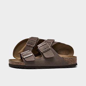 Birkenstock Women&apos;s Arizona Birkibuc Sandals in Brown/Mocha Size 10.0 Leather/Suede - 2543721