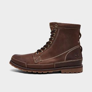 Timberland Men&apos;s Earthkeepers® Original Leather 6-Inch Boots in Brown/Medium Brown Nubuck Size 13.0 - 5683226