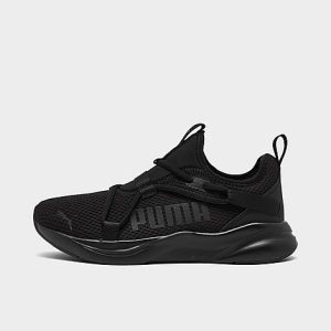 Puma Boys&apos; Big Kids&apos; Softride Rift Training Shoes in Black/Black Size 7.0 - 3020501