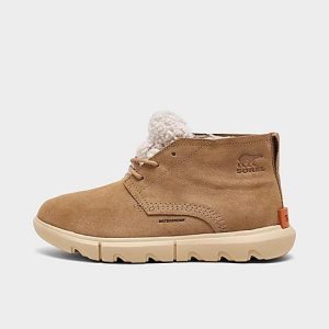 Sorel Women&apos;s Explorer 2 Drift Waterproof Boots in Brown/Tawny Buff Size 11.0 Suede/Fleece/Fur - 3514848