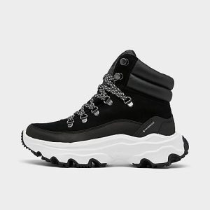 Sorel Women&apos;s Kinetic™ Breakthru Conquest Sneaker Boots in Black/Black Size 10.0 Leather/Suede/Fleece - 3514835