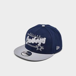 New Era Dallas Cowboys NFL Team Script 9FIFTY Snapback Hat in Blue/Navy - 8207316
