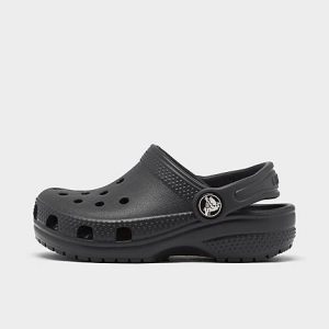 Crocs Kids&apos; Toddler Classic Clog Shoes in Black/Black Size 10.0 - 2574073