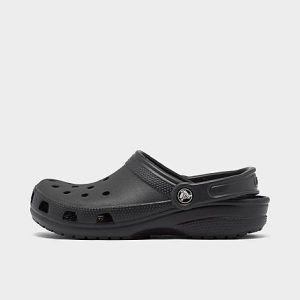 Crocs Big Kids&apos; Classic Clog Shoes in Black/Black Size 5.0 - 2574059