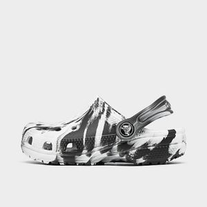 Crocs Kids&apos; Toddler Classic Clog Shoes in Black/White/Black Size 6.0 - 3198349