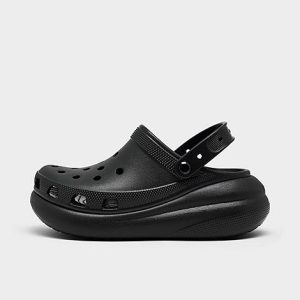 Crocs Classic Crush Clog Shoes (Unisex Sizing) in Black/Black Size 9.0 - 3164835