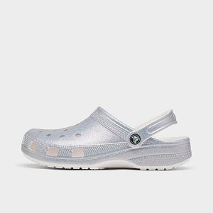 Crocs Unisex Classic Clog Shoes (Men&apos;s Sizing) in Grey/Metallic/Metallic Silver Size 9.0 - 3108431