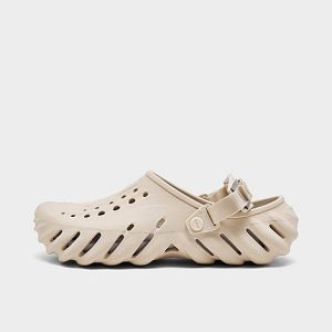 Crocs Echo Clog Shoes in Off-White/Stucco Size 13.0 - 3514507