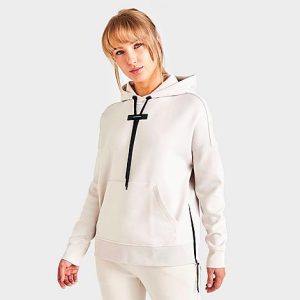 On Women&apos;s Classic Tech Hoodie in White/Pearl Size XL Cott/Polyester/Lace - 5823573