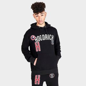 Hoodrich Men&apos;s Pacific Arch Graphic Hoodie in Black/Black Size 2XL Cotton - 5824222