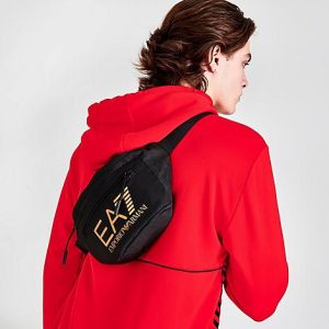 Emporio Armani EA7 Hip Pack in Black/Black - 8207307