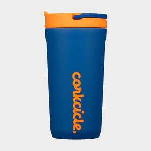 Corkcicle Kids Cup in Blue/Electric Navy Size 12OZ Straw - 8206700