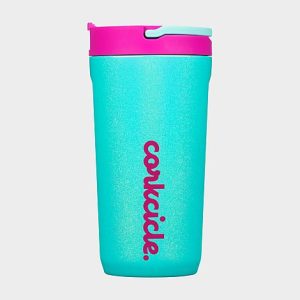 Corkcicle Kids Cup in Green/Mermaid Size 12OZ Straw - 8206698