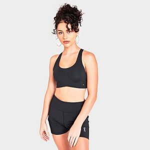 On Women&apos;s Active Sports Bra in Black/Black Size XL Polyamide - 5823563