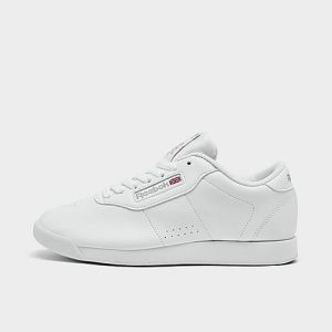 Reebok Women&apos;s Princess Casual Shoes (Wide Width D) in White/ Size 5.5 Leather - 2485981