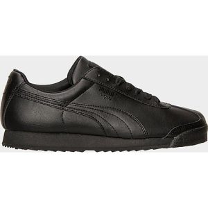 Puma Men&apos;s Roma Basic Gum Casual Shoes in Black/Black Size 15.0 Leather - 3039888