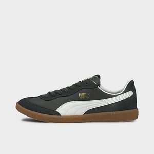 Puma Men&apos;s Super Liga OG Retro Casual Shoes in Grey/New Navy Size 12.0 Leather/Suede - 2288257