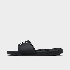 Puma Women&apos;s Cool Cat Sport Slide Sandals in Black/ Black Size 9.0 - 3074151