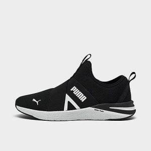 Puma Women&apos;s Better Foam Prowl Slip-On Casual Training Shoes in Black/ Black Size 8.5 - 3106861